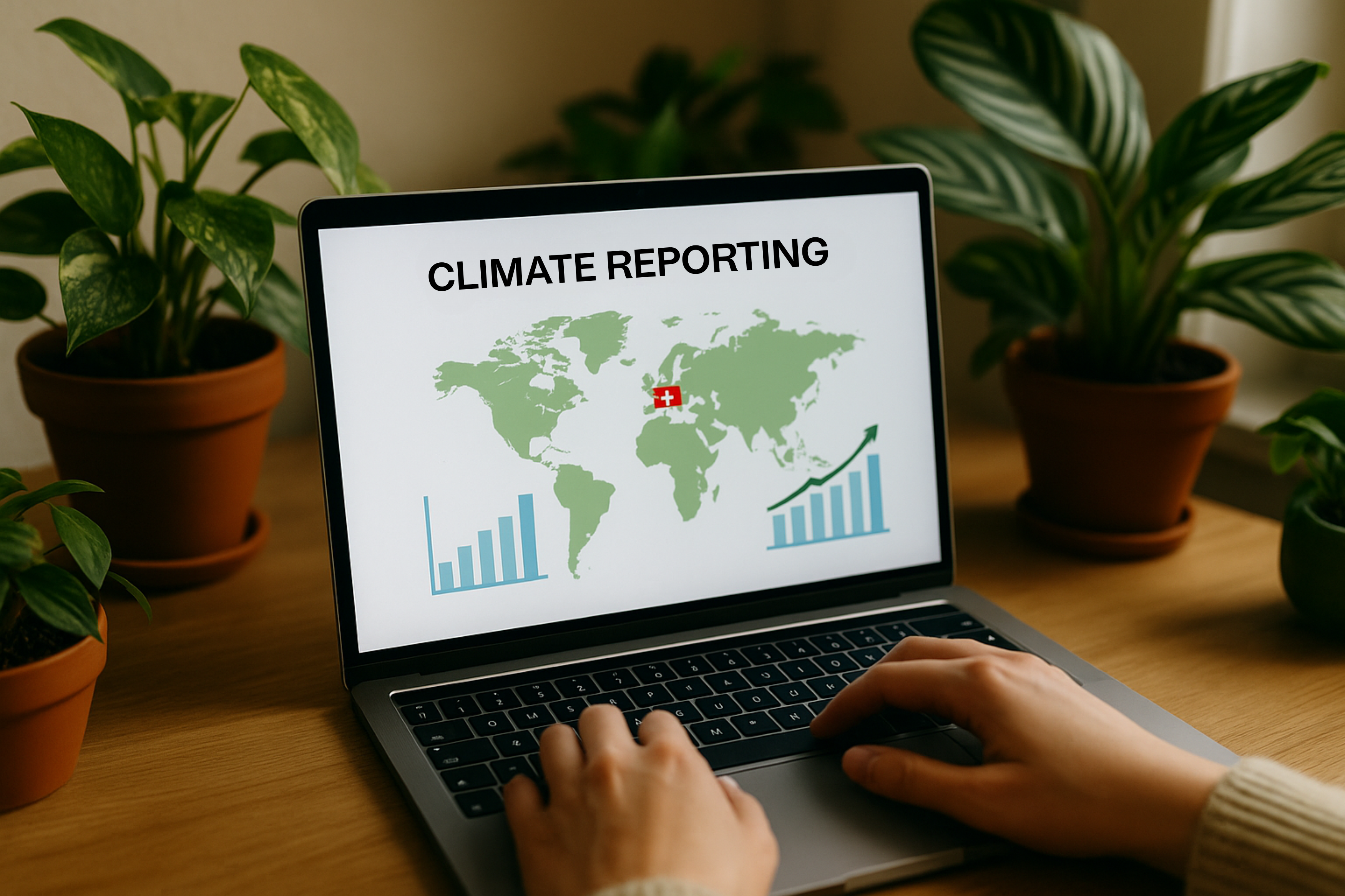 Climate reporting in Switzerland: findings from the first reporting year
